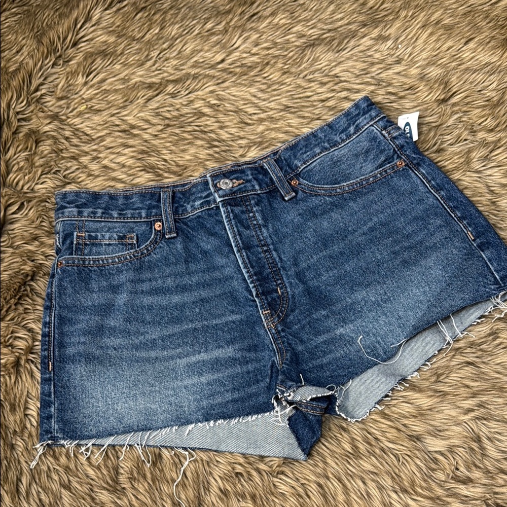 Old Navy High Waist Denim Shorts - Blue